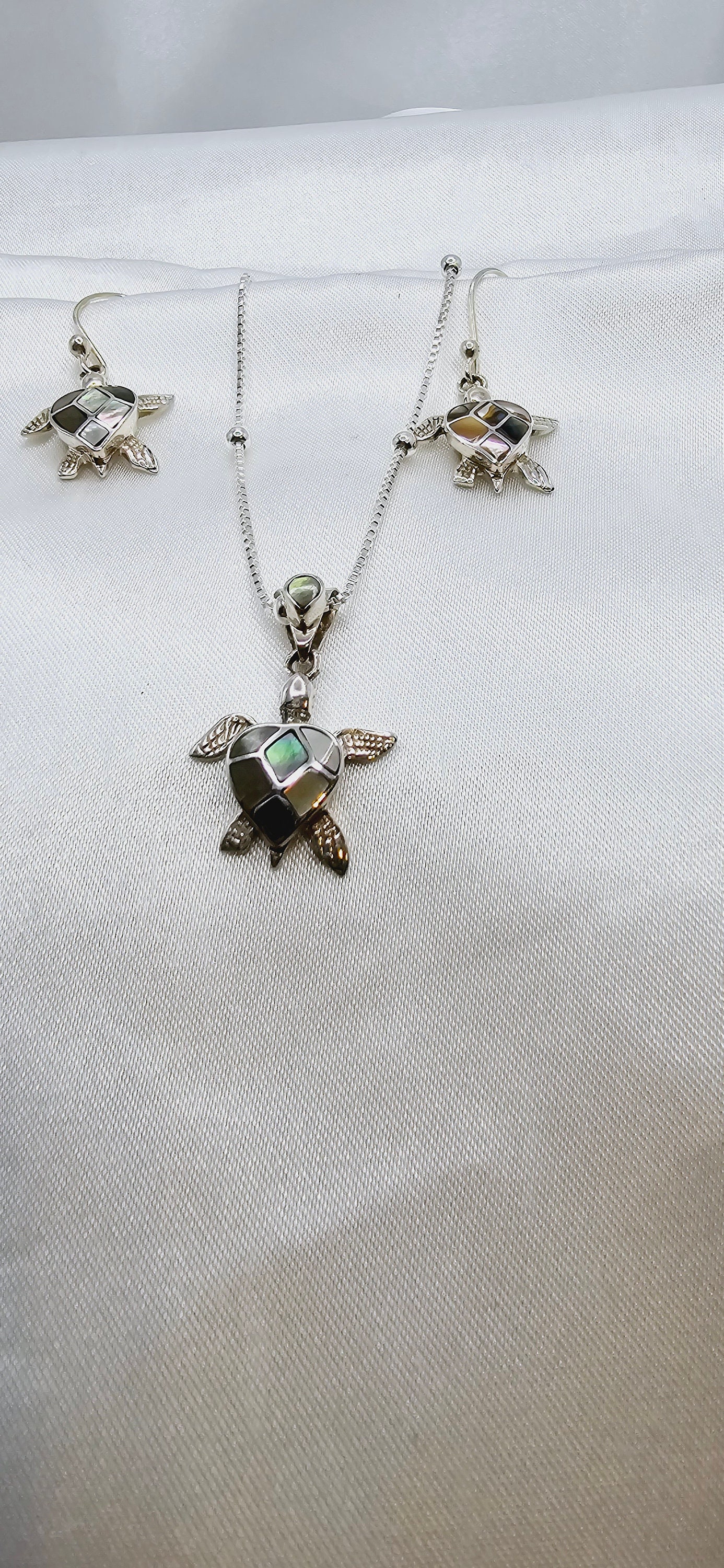 TANGPOET Collana Con Ciondolo Tartaruga In Argento 925, Simbolo Di Fortuna, Catena 18+2 Pollici, Regalo Donna