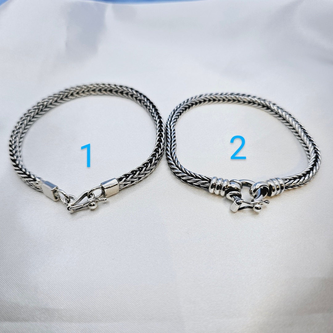 Silver.950 Peruvian Bracelets/hand Made/ Love Bracelets