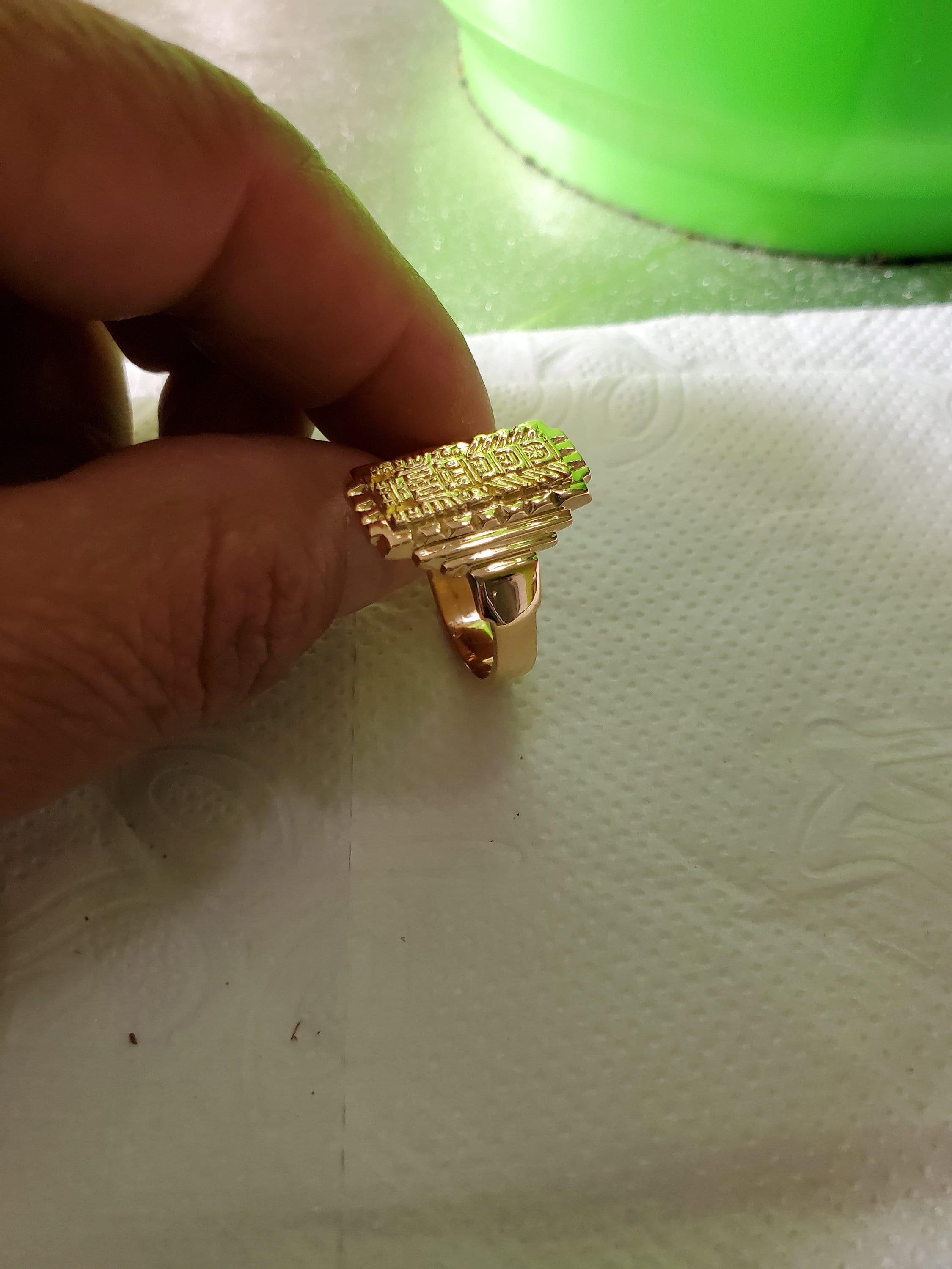 Handcrafted 18K Solid Gold Peruvian Ring: Estela Raimondi Design - Etsy