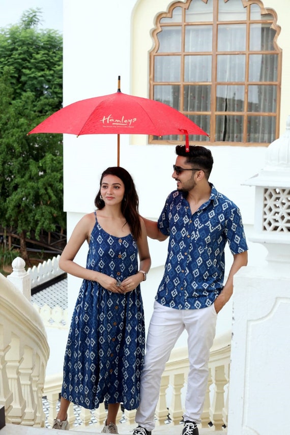 Men's and Women's Matching Outfits | Simple and Elegant Couple Attire |  Reyon Cotton Festival Collection