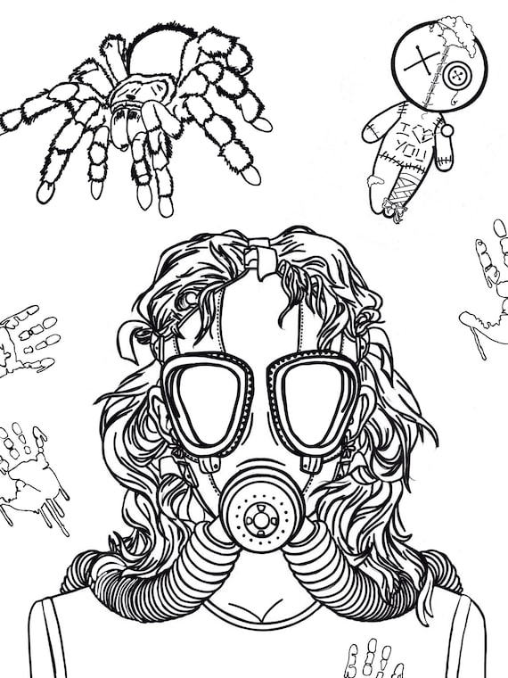 Trippy Coloring Pages Digital Only | Etsy