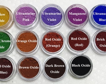 Cosmetic matte soap colorants/Natural oxides/candle dyes/nail dip powder colorants/resin colorants/eyeshadow/Ethically sourced