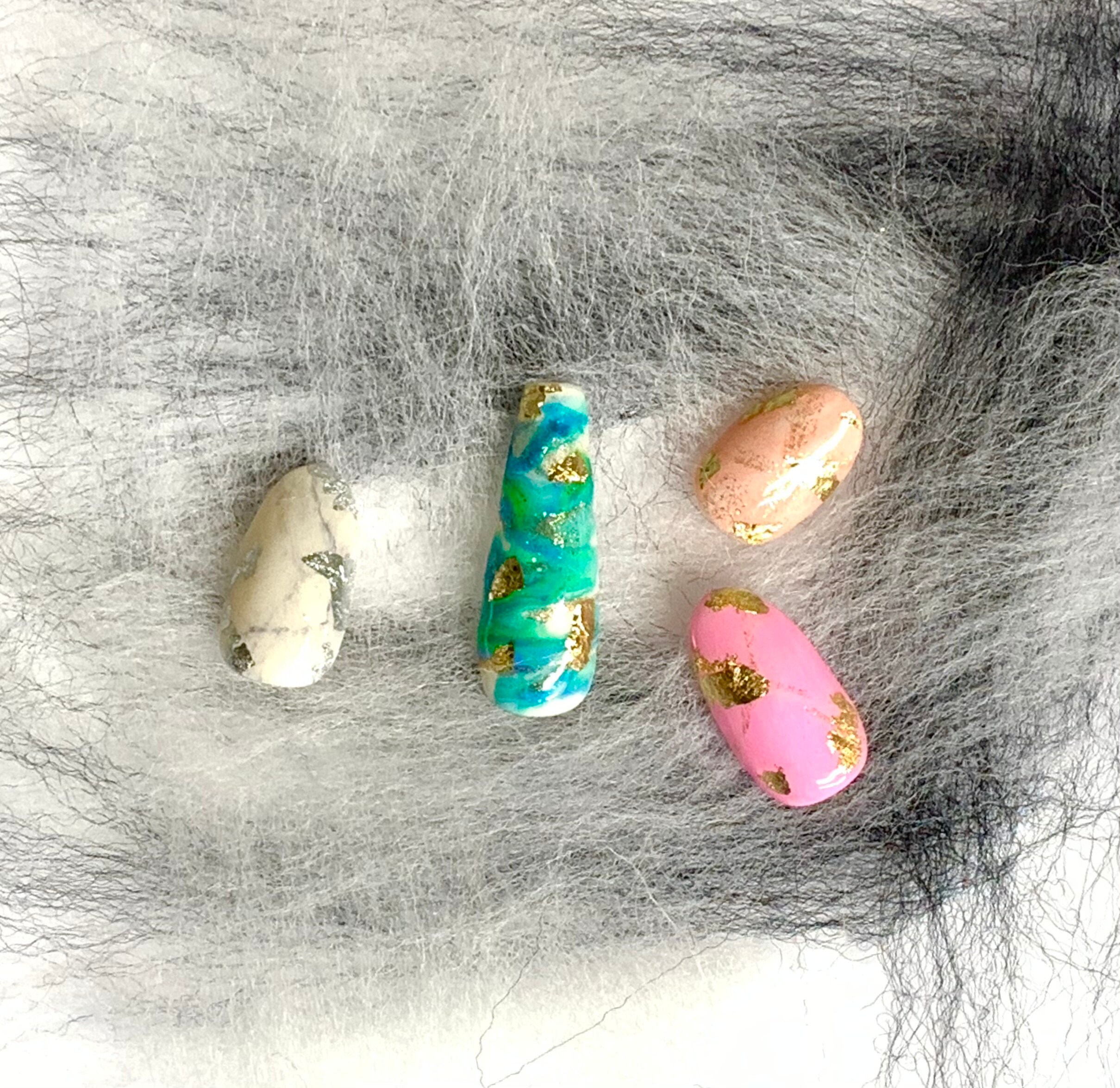 Nail Dollar Tree/ Gold Silver Copper Rose Gold foils for Etsy