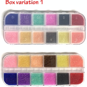 NEW! 5 grams colored AB glass caviar beads for nail art in pots/Resin arts/Press on nails