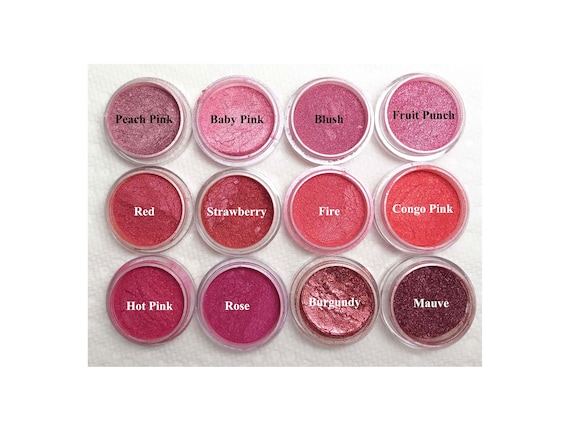 LOT of Mica in 5ml Jars/39 Colors to Choose From/Soap Colorant/candle dyes/nail and resin colorants/eyeshadow/Ethically sourced