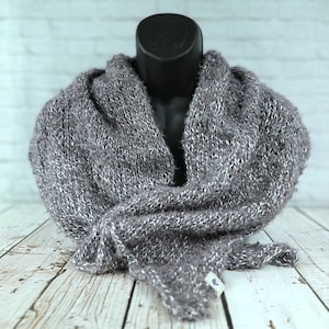 Cosplay, Outlander, Renaissance Fair, Costume, Period, Hand Knit, Highly Textured Scarf, Shawl, Wrap - Acrylic, Handcrafted