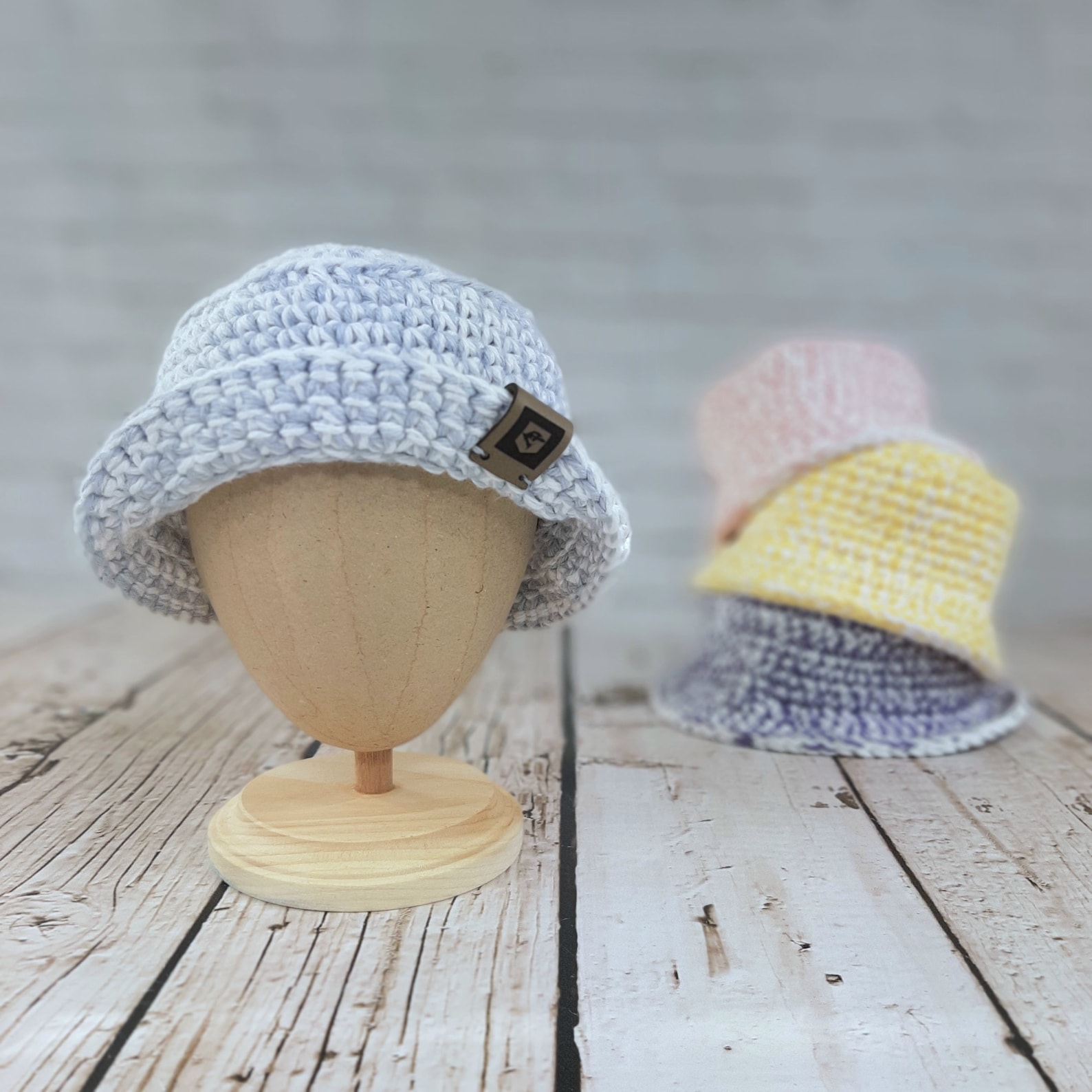 Crochet Baby Cotton Bucket Hat Size 0 to 3 Months, Handcrafted Etsy UK