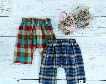 Adorably Hip Baby Harem Pants - 0 to 3 months, 100% Cotton, Handcrafted