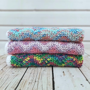 Handcrafted Crochet Baby Blankets,  Stroller Blankets, Crib Blankets - 100% Cotton