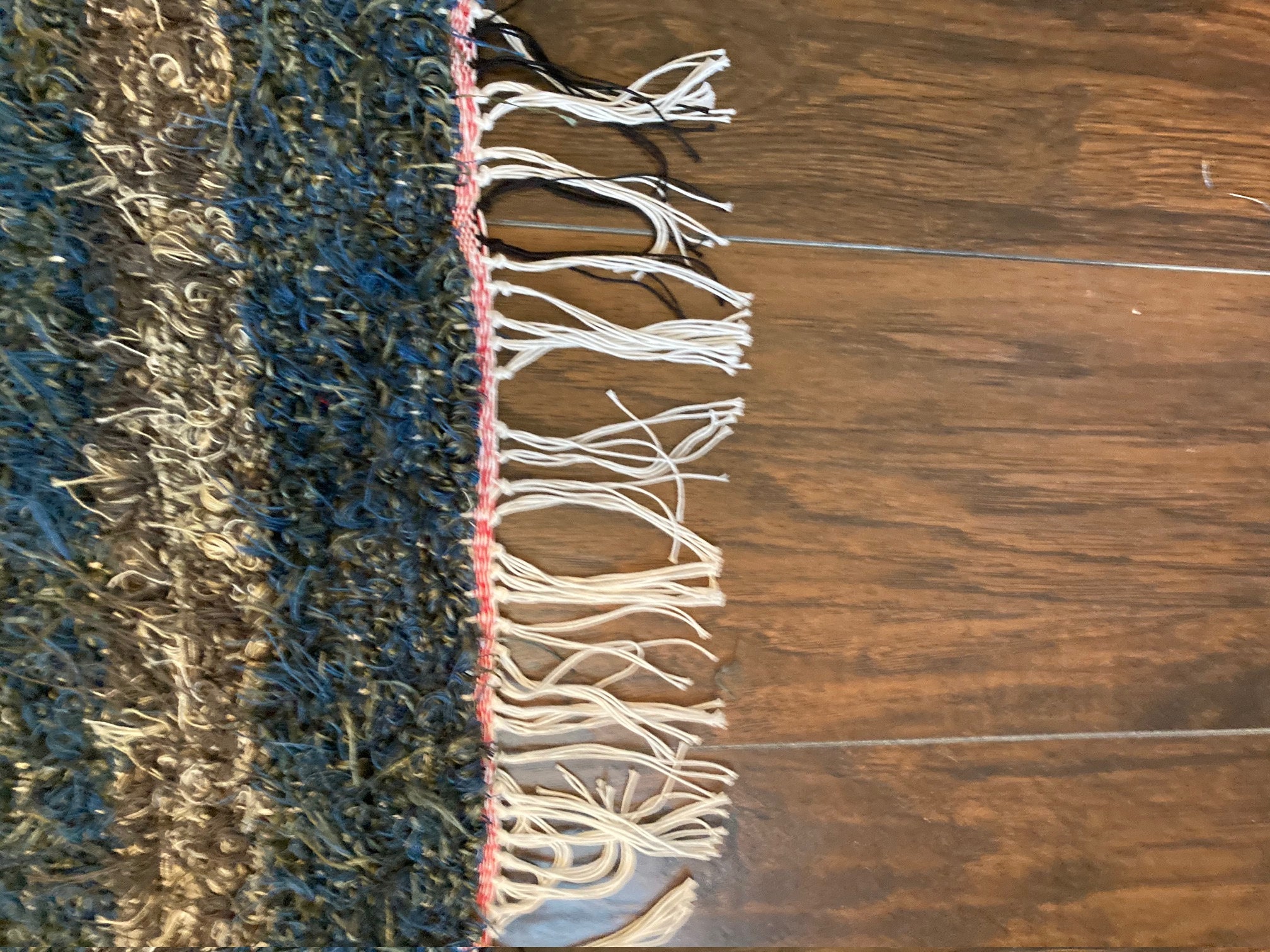 Amish Hand Loomed Area Rug 27”X 41”