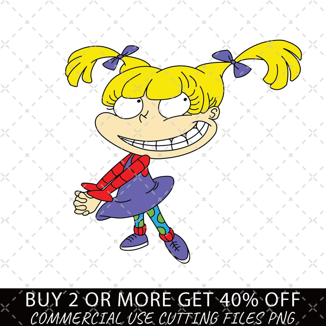 Melanin Afro American Rugrats Png Layered Item, Clipart, Cricut ...