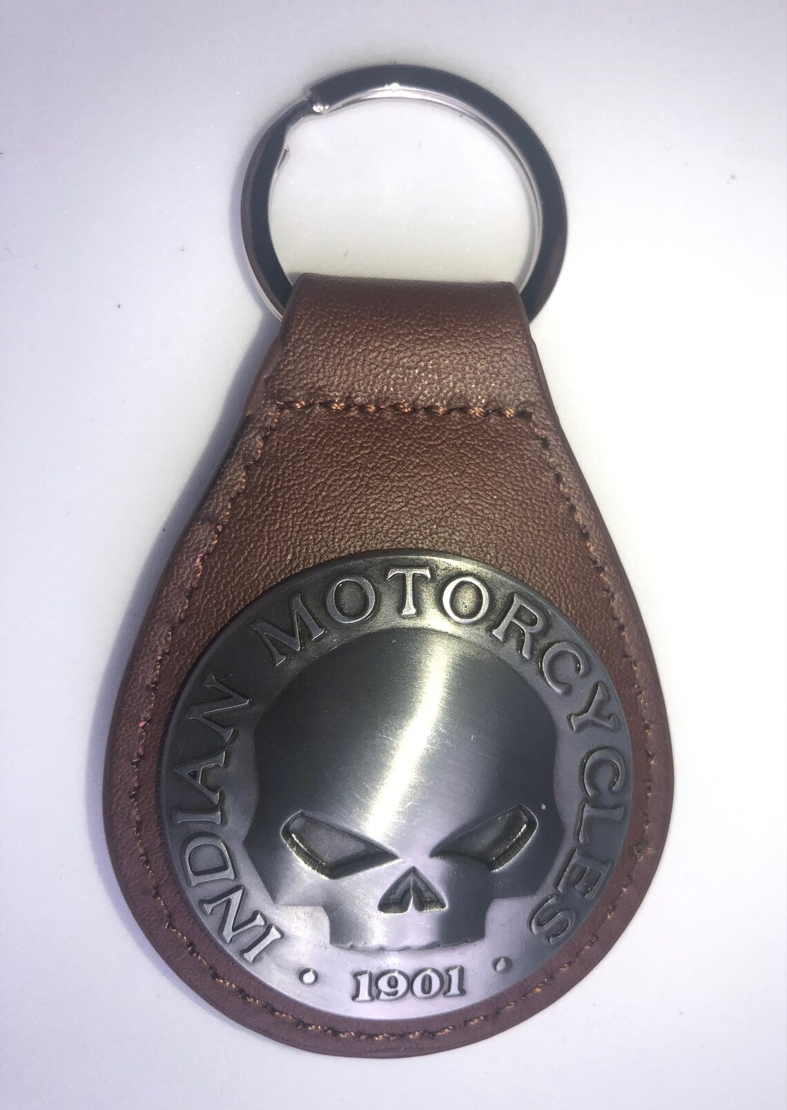 Indian Motorcycle Key Chain PLU Leather Keytags Indian Etsy