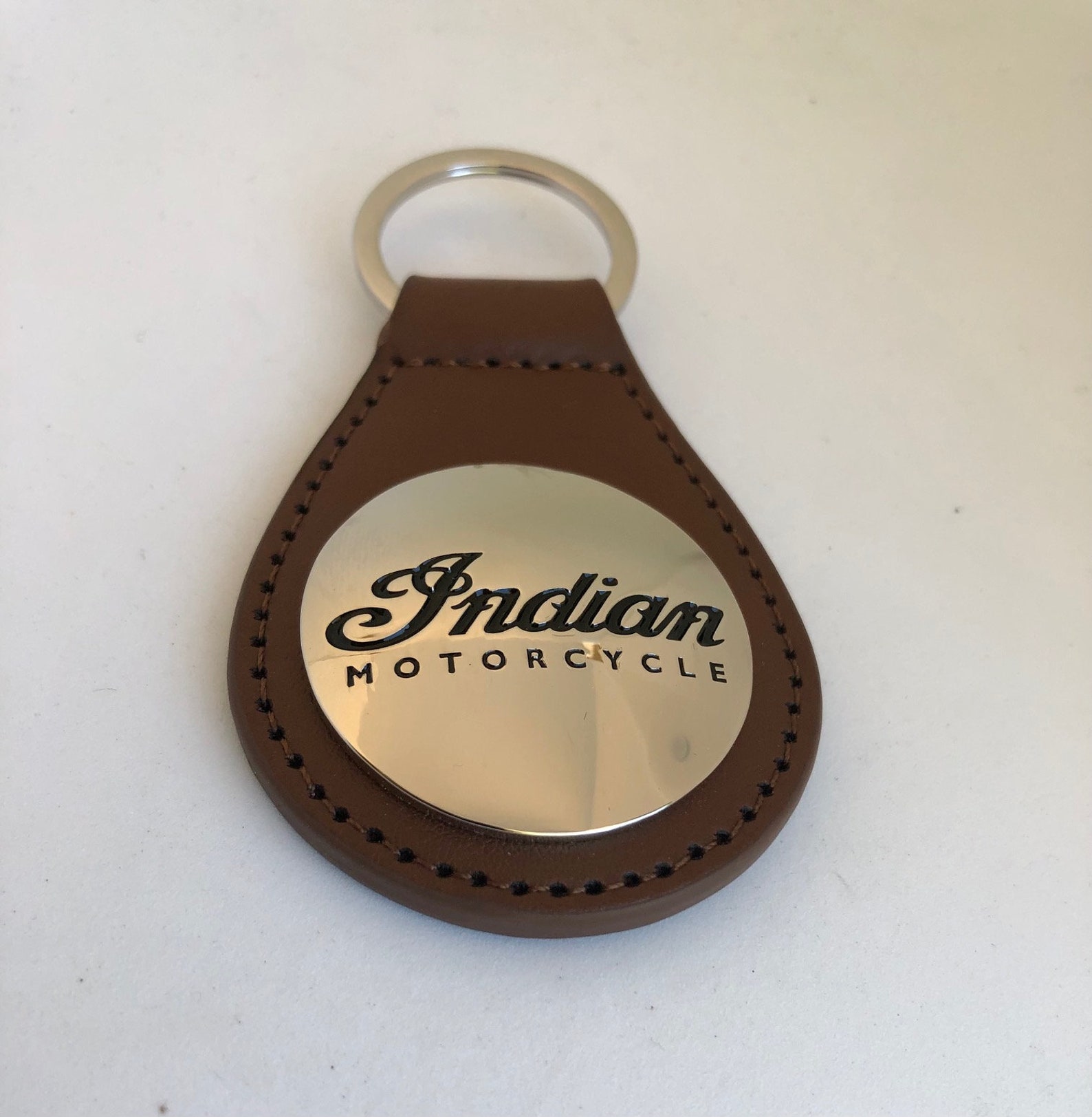 Indian Motorcycle Key Chain PLU Leather Keytags Indian Etsy