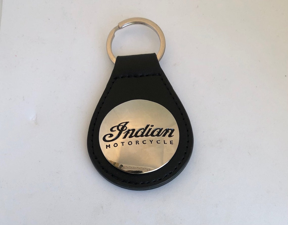Indian Motorcycle Keychain Indian Motorcycle key fob NOIR Etsy