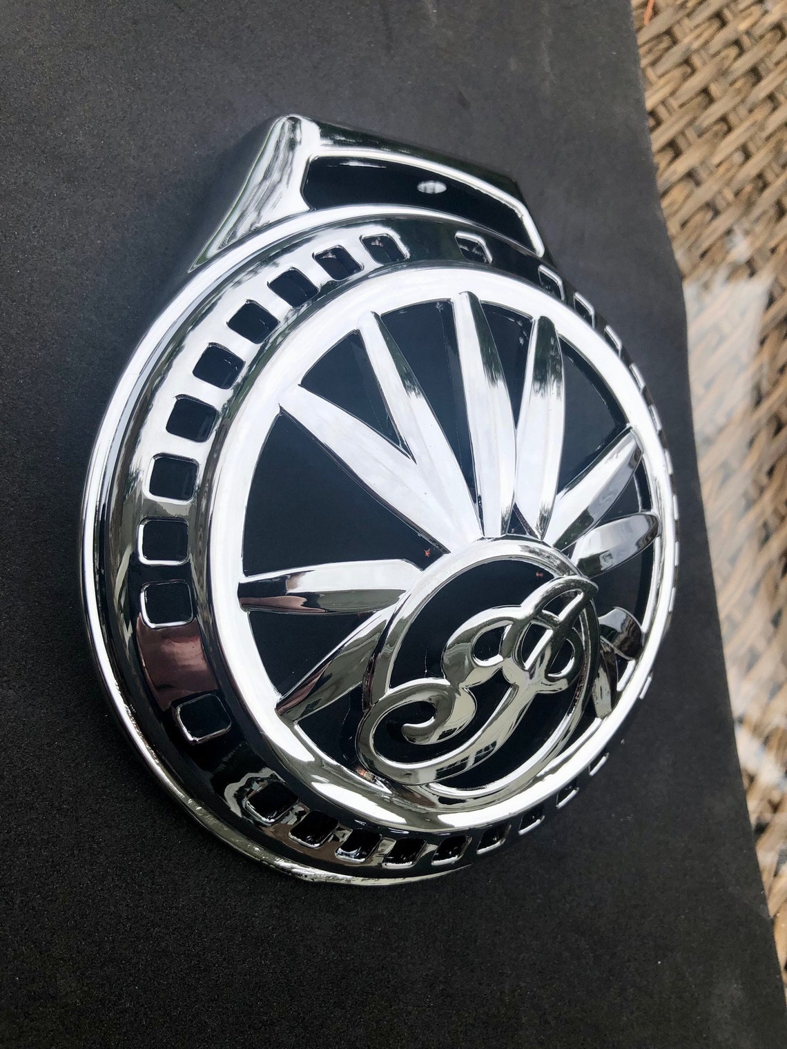 Gilroy Indian Motorcycle Horn Cover Indian Motorcycle Chrome Etsy