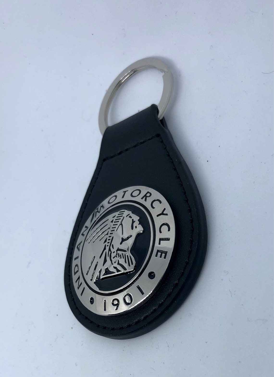 Indian Motorcycle Key Chain PLU Leather Keytags Indian Etsy