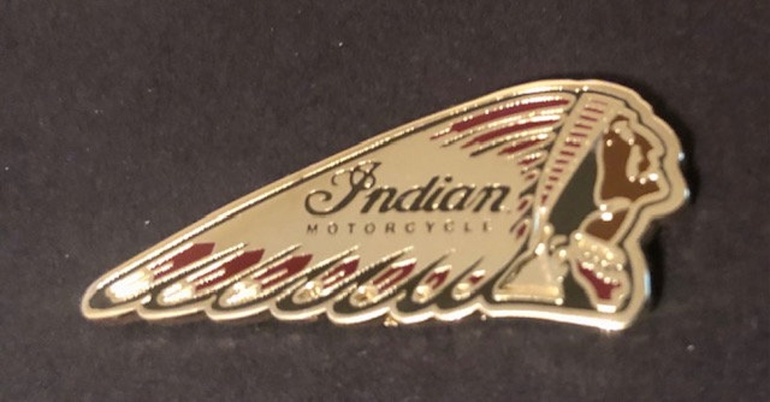 Vintage Indian Motorcycle Lapel Pin Indian motorcycle badge Etsy