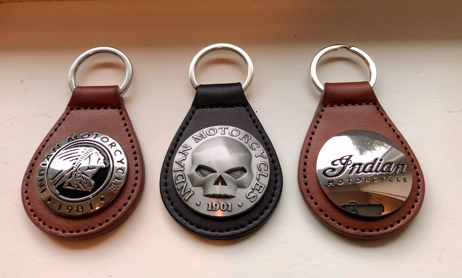 Indian Motorcycle Key fob Indian motorcycle concho keychain Etsy