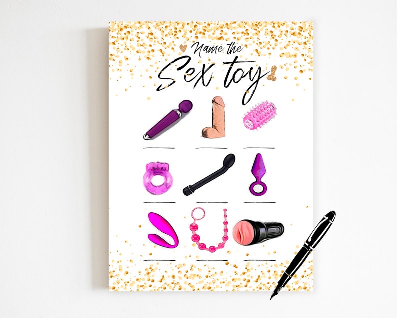 Name The Sex Toys Bachelorette Party Games Hens Party Etsy Australia
