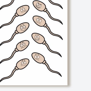 Baby Shower Pin the Sperm game, Baby shower games, pin the game, baby shower pin the game, fertilise the egg, download, printable, image 3