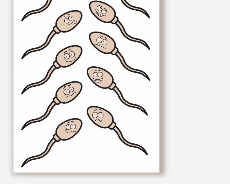 Baby Shower Pin the Sperm game, Baby shower games, pin the game, baby shower pin the game, fertilise the egg, download, printable, image 3