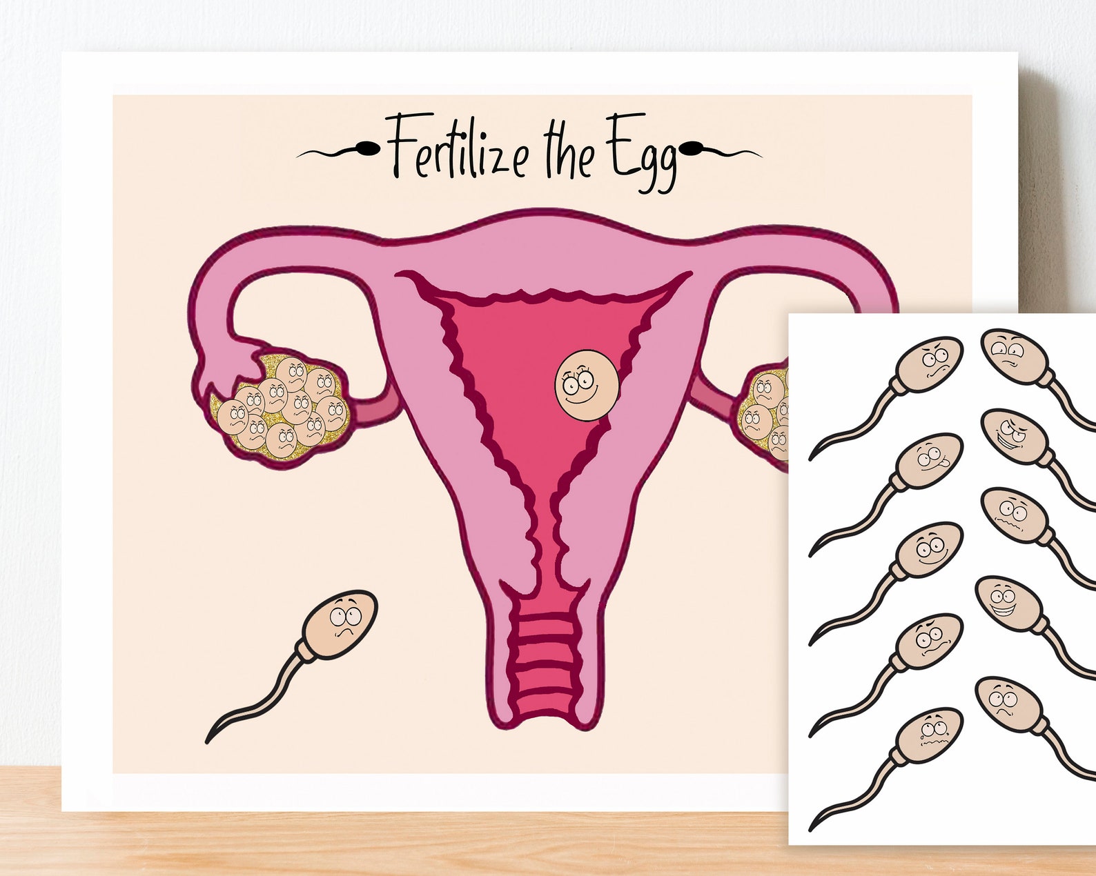 Baby Shower Pin the Sperm Game Baby Shower Games Pin the Etsy