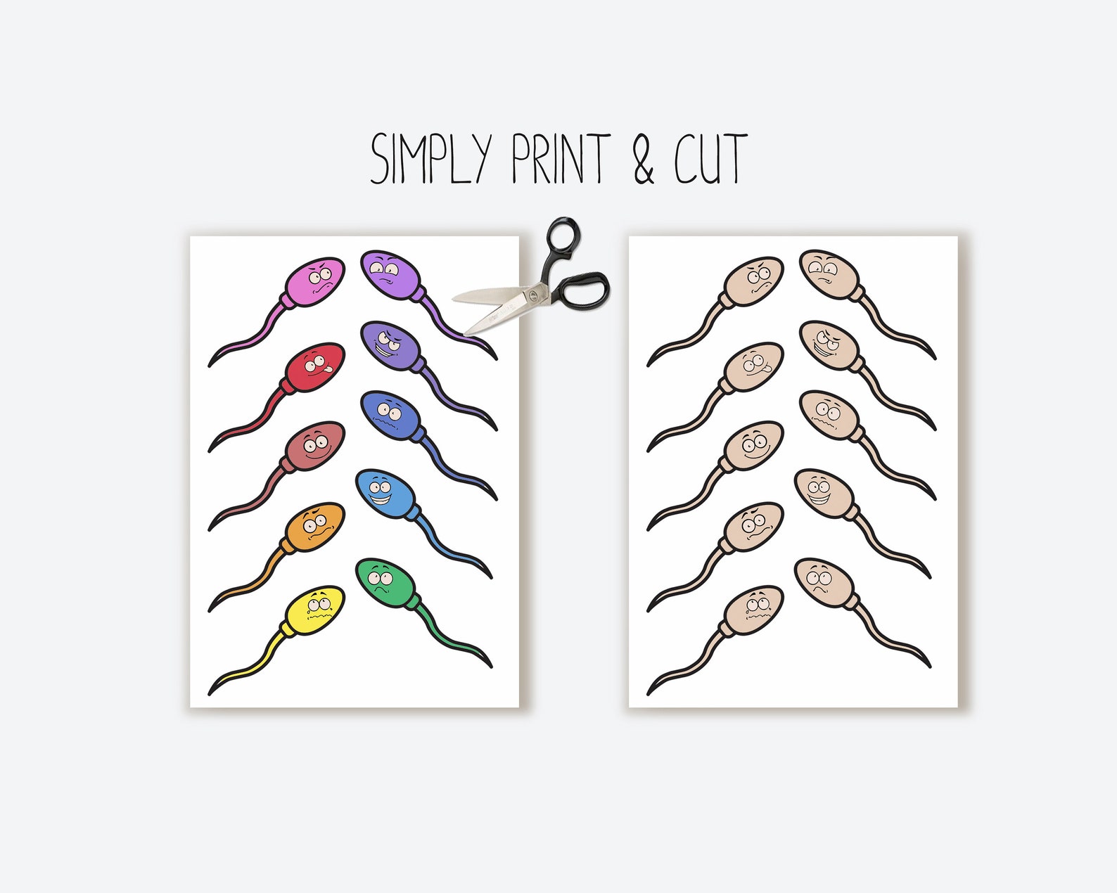 Baby Shower Pin the Sperm Game Baby Shower Games Pin the Etsy