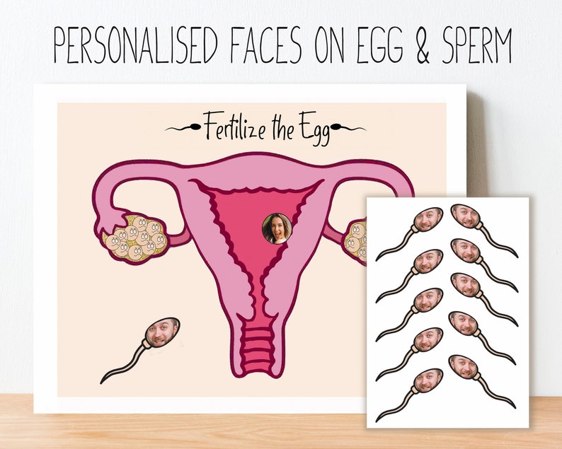 Pin the Sperm on the Egg Game