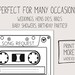 Song Request Cards Printable, Wedding Song Request Cards, Cassette Tape ...