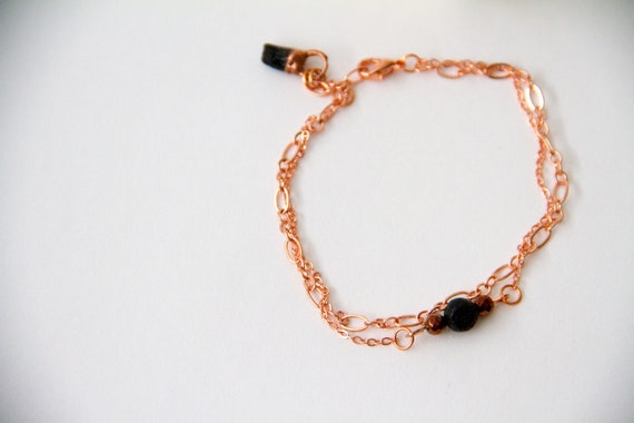 Black tourmaline bracelet etsy new arrivals