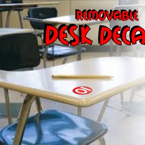 Calcomanías de escritorio numeradas - extraíbles para el aula