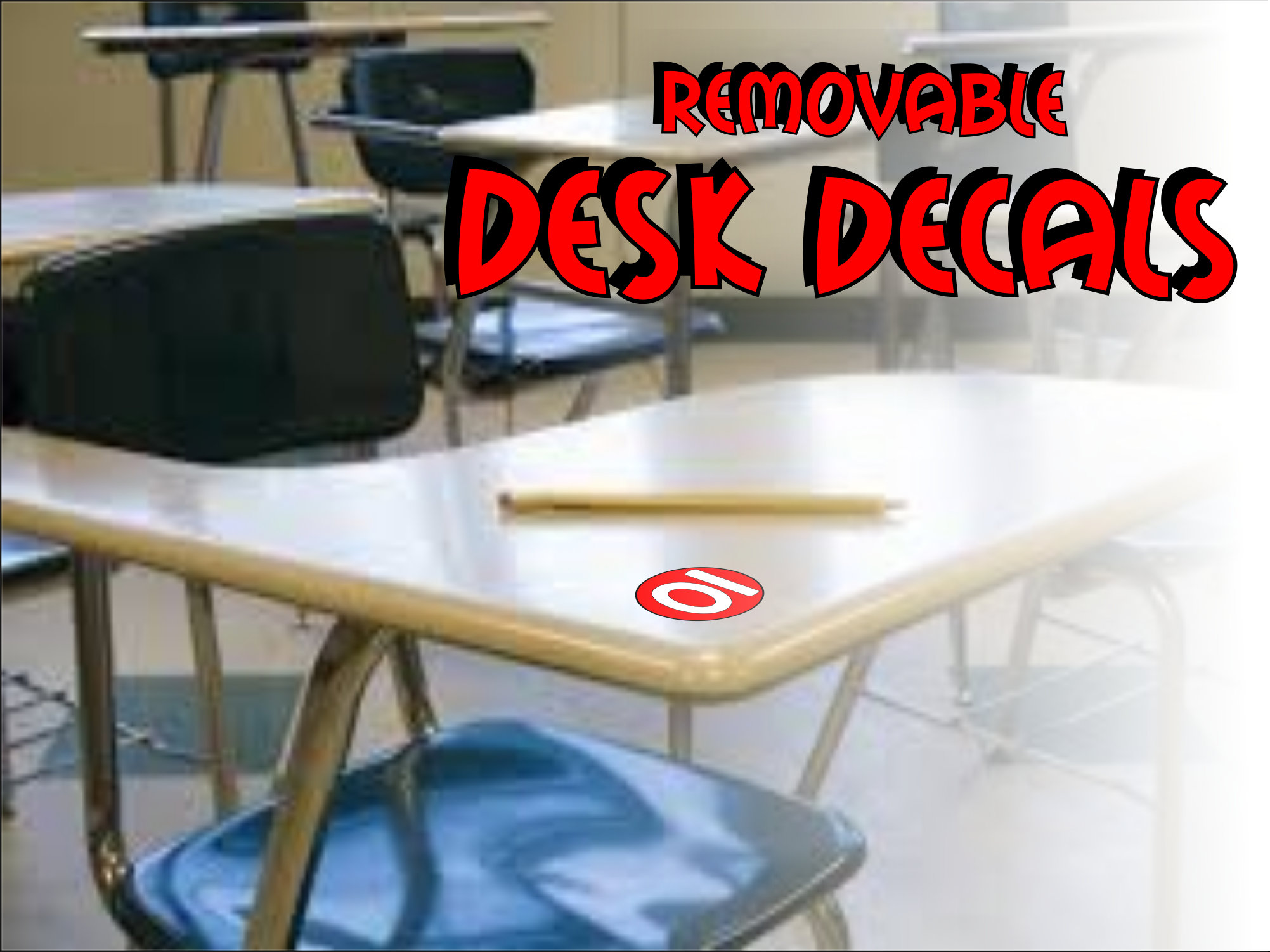 Desk Number Stickers Examples Numbered Desk Decals - Removable for Classroom - Etsy