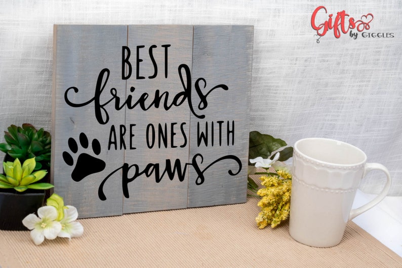 Funny Gift for Dog Lovers Rustic Reclaimed Wood Pallet Sign Etsy