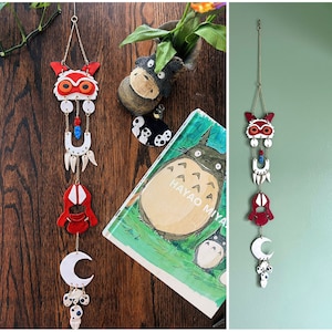 Mononoke Wall Hanging | Clay wall hanging