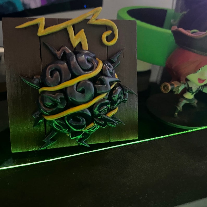 One Piece Devil Fruit Replica Jiki Jiki No Mi Devil Fruit Etsy