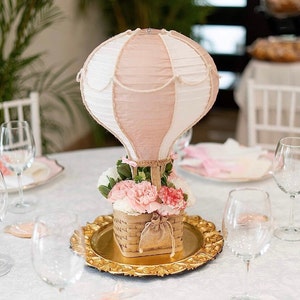 Hot air Balloon Centerpiece | Nursey Decor | Hot air balloon Decor | Baby Shower Decor