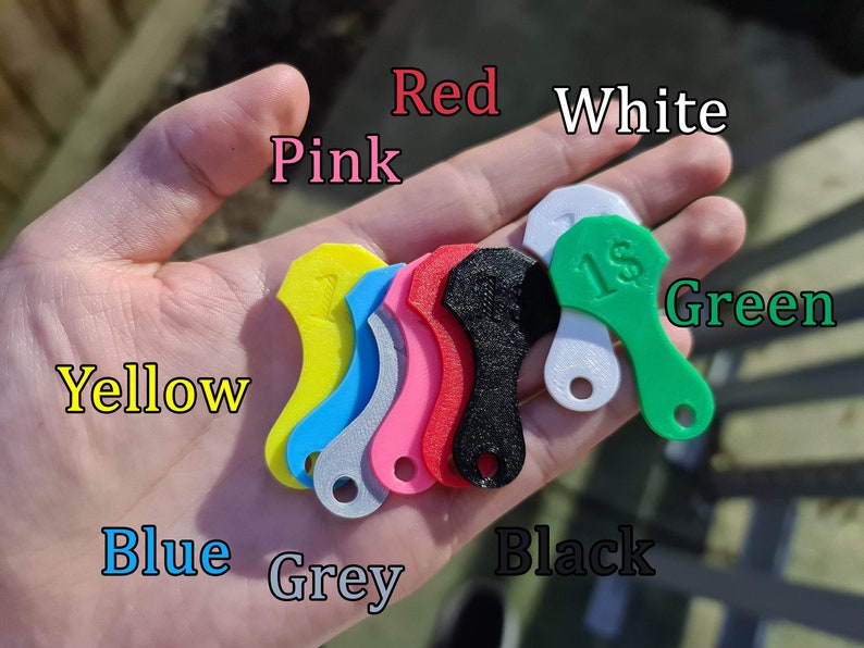 Shopping Cart Key // Loonie or Quarter Size FREE SHIPPING Etsy