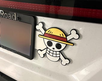 Anime Pirate - License Plate Decal
