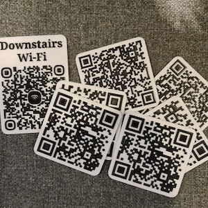 Custom QR code logos // FREE SHIPPING to Canada/Usa