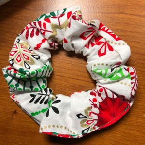 Christmas / Holiday Hair Scrunchies / Hair Ties