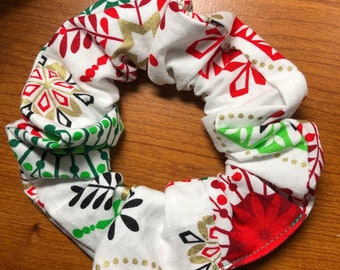 Christmas / Holiday Hair Scrunchies / Hair Ties