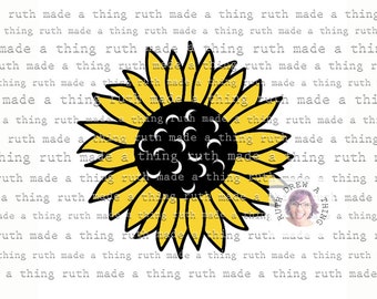 Sunflower SVG, Sunflowers SVG, Fall SVG, Autumn Clip Art, Flowers svg