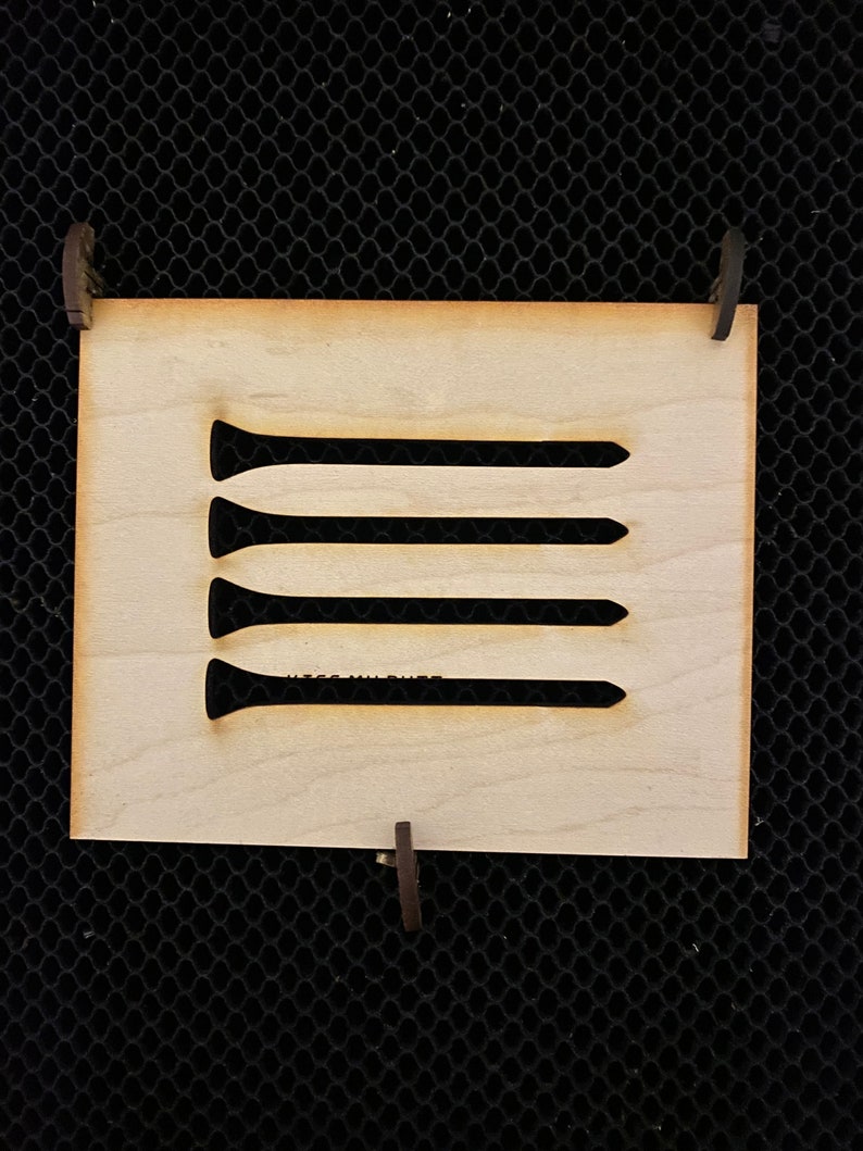 Golf Tee Laser Engraving Jig Etsy
