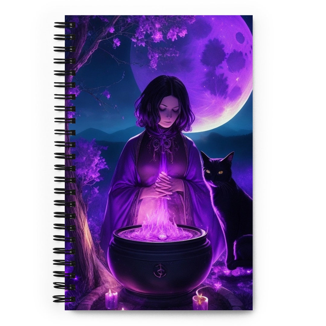 Purple Magic - Spiral Notebook - Etsy
