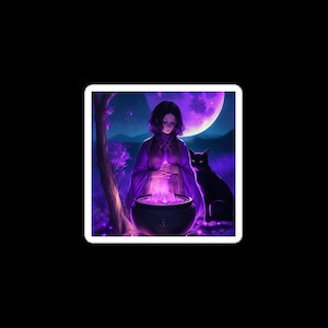 Purple Magic - Luchtbelvrije sticker