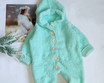 baby elvis knitted jumpsuit
