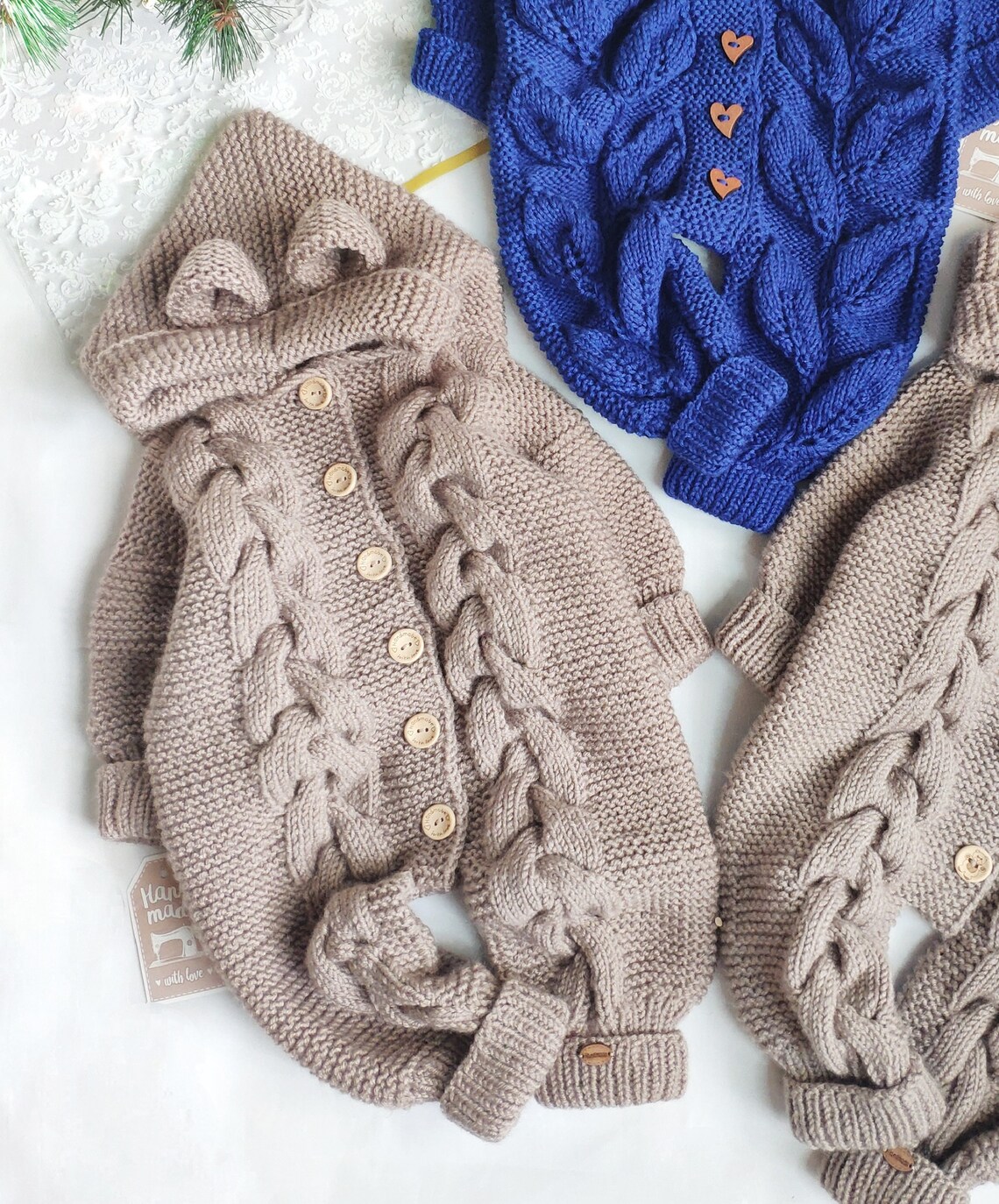 Jumpsuit made of good handmade woolspring baby jumpsuits Etsy