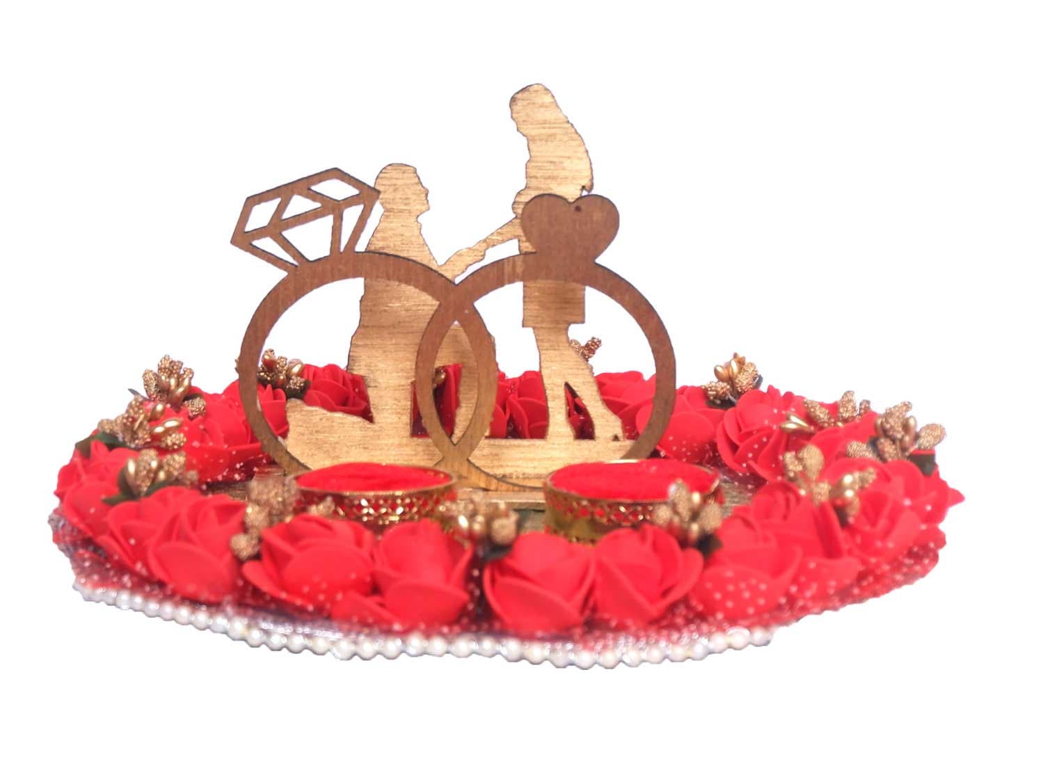 Customised Wedding Ring Platter/tray/engagement Ring Platter/holder/box  With 2 Ring Holder for Ring Ceremony / Event / Wedding - Etsy
