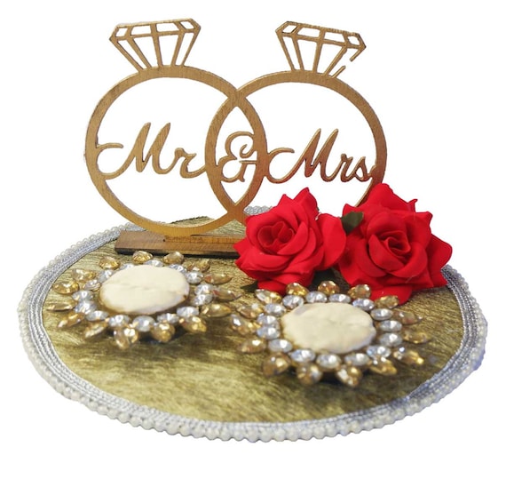 Red Velvet Engagement Ring Platter – Anantmaya