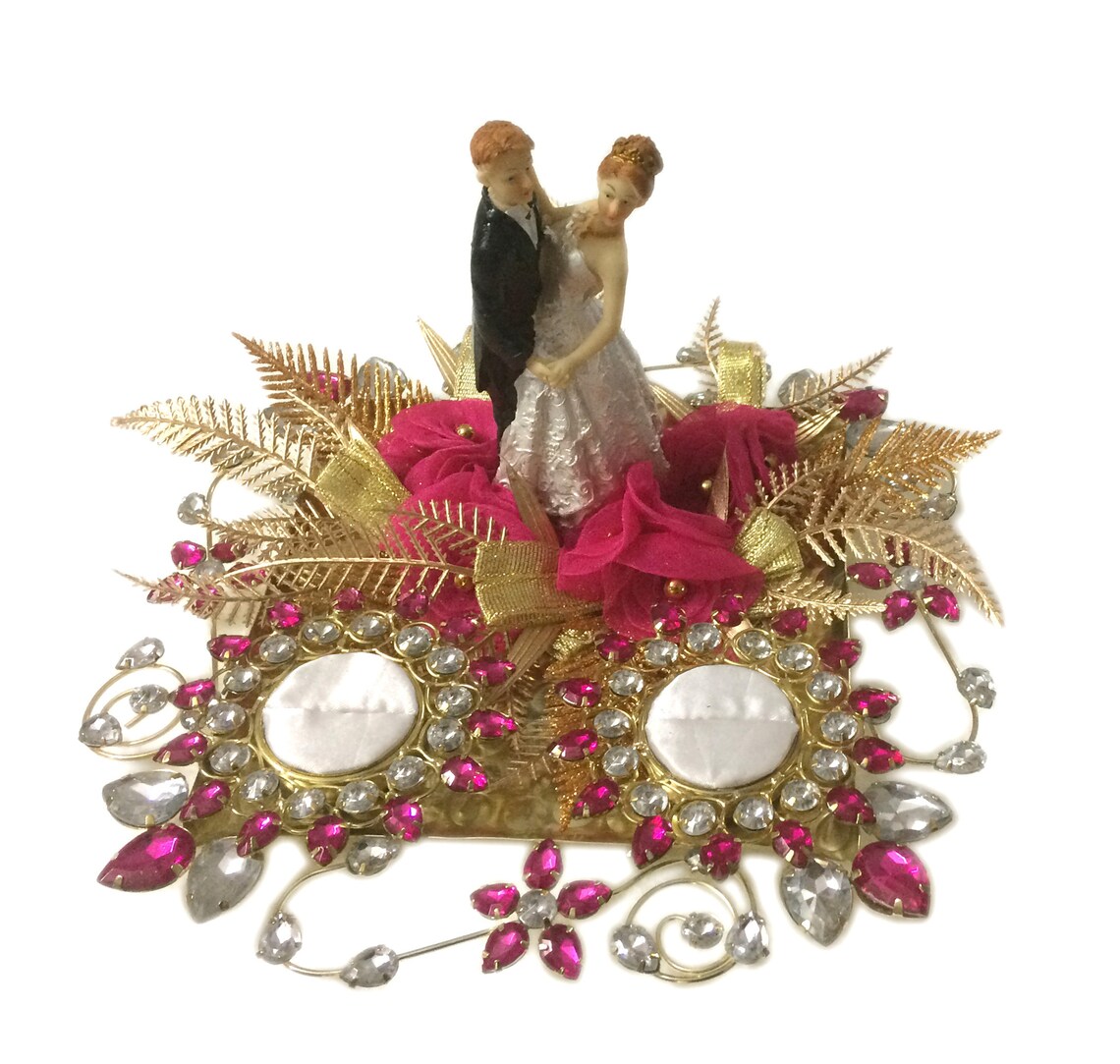 Decorative Wedding Ring Platter / Engagement Ring Ceremony / Etsy